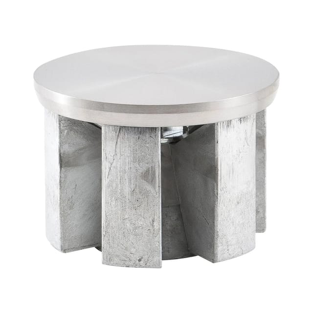 Camar Glasplatten-Adapter ø 80 mm ohne Befestigungsteil Edelstahl Gebürstet