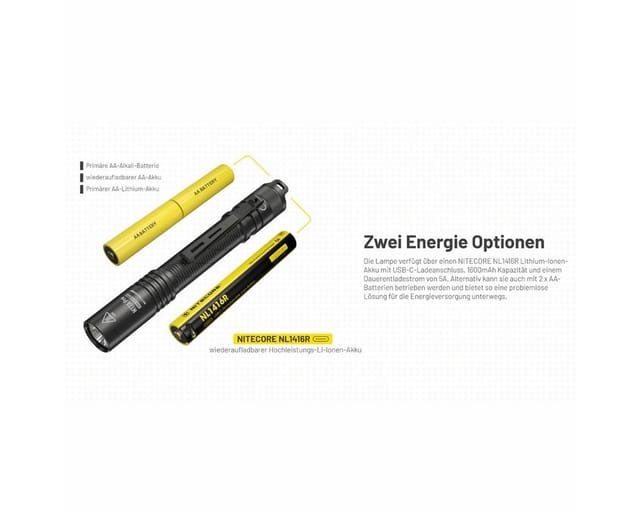 Nitecore LED Taschenlampe MT2A PRO LED Taschenlampe 1000 Lumen