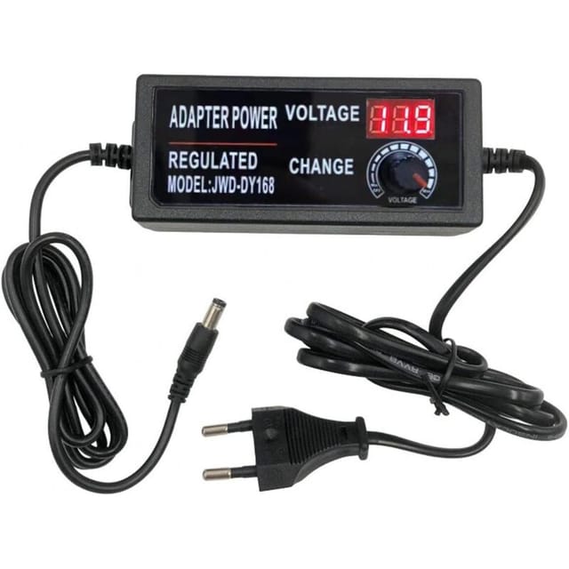 Einstellbares 3-12v 5a Gleichstromnetzteil Mit Digitalanzeige, Max. 60w, 100-240v Ac/dc-wandler, Universaladapter/transformator 3v, 4v, 4,5v, 5v, 6v, 7v, 8v, 9v, 10v Und 1