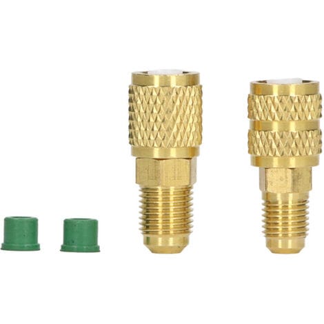 Universeller Doppel-kältemitteladapter – R22 (m1/4 Sae) Und R410a (m5/16 Sae) – Sichere Verbindung