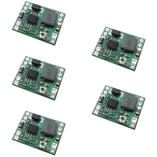Einstellbares Dc-dc-abwärtswandlermodul Mp1584en (5 Stück), 24 V Auf 12 V, 9 V, 5 V, 3 V Und 4,5 V-28 V Auf 0,8 V-20 V Abwärtswandler, 3 A Spannungswandler Für Arduino, Led, Diy- Und Elektronikprojekt