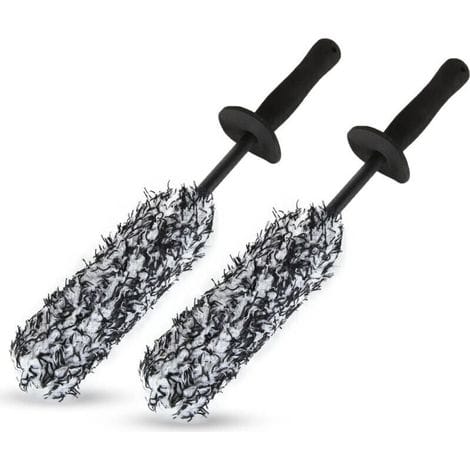 Mikrofaserbürste Für Autofelgen (2 Stück), Ideal Zur Effektiven Reinigung Von Felgen Ohne Kratzer.