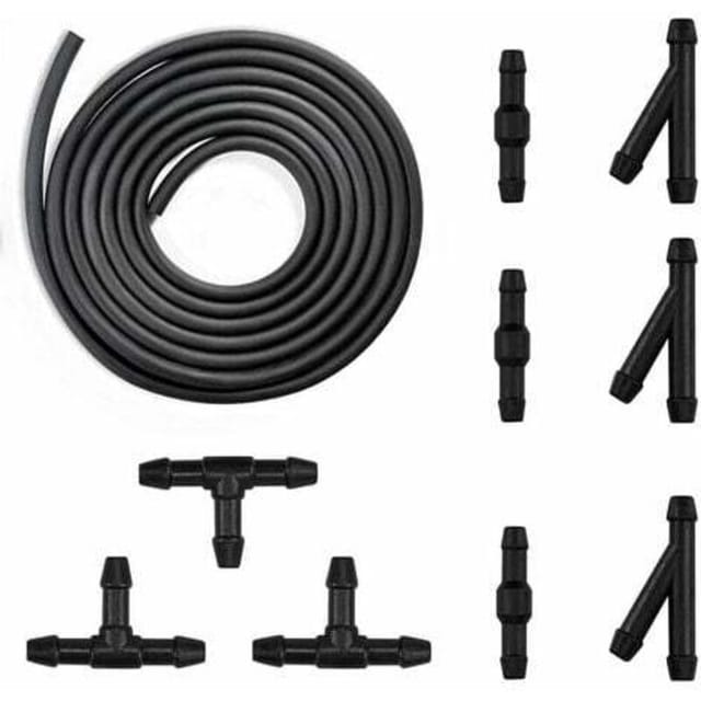 Scheibenwaschschlauch-set, 3m Scheibenwaschflüssigkeitsschlauch, Scheibenwaschdüse, Scheibenwaschsprühschlauch