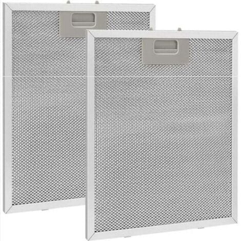 2 Stück Metallfettfilter Für Küchenabzugshauben, 320 × 260 Mm, Metallgewebefilter Als Zubehör Für Küchenabzugshauben.