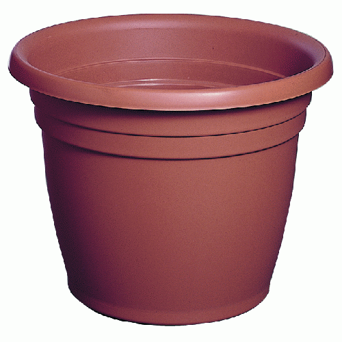 Blumentopf Ics Thea, 23x19 Cm, Farbe Terrakotta, Kunststoff
