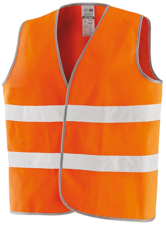 Hohe Sichtbarkeitsdestabilität Katarinfrangierende Polyestergelb Und Orange - Orange - Orange