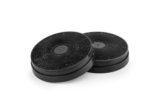 Klarstein - Aktivkohlefilter Für Dunstabzugshauben (ersatzteil, 2 Filter, 17,5 Cm Durchmesser) Schwarz