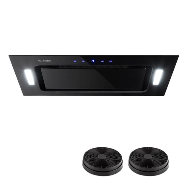 Hektor Dunstabzugshaube Beleuchtung Aluminium-filter Timer Schwarz