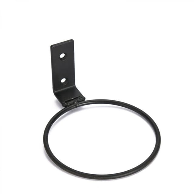 [niemals Verwendet] Zusammenklappbarer, Wandmontierter Blumentopfhalter Aus Eisen, 11 Cm Durchmesser, Schwarz, Geeignet Für Garten Und Balkon, 1 Stück