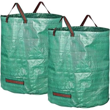 Bemsm Gewebter Müllsack – 272 L, Für Gartenabfälle – Grün