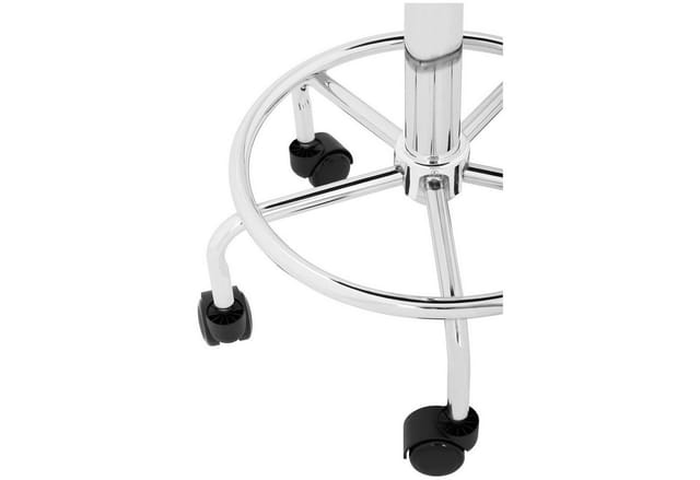 Physa - Sattelhocker Rollhocker Mit Lehne Drehhocker Arbeitshocker Verstellbar Schwarz