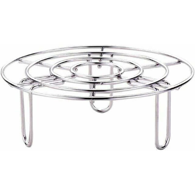Runder Edelstahleinsatz (16/20/24 Cm), Robuster Dampfkorb Für Schnellkochtöpfe/dampfgarer