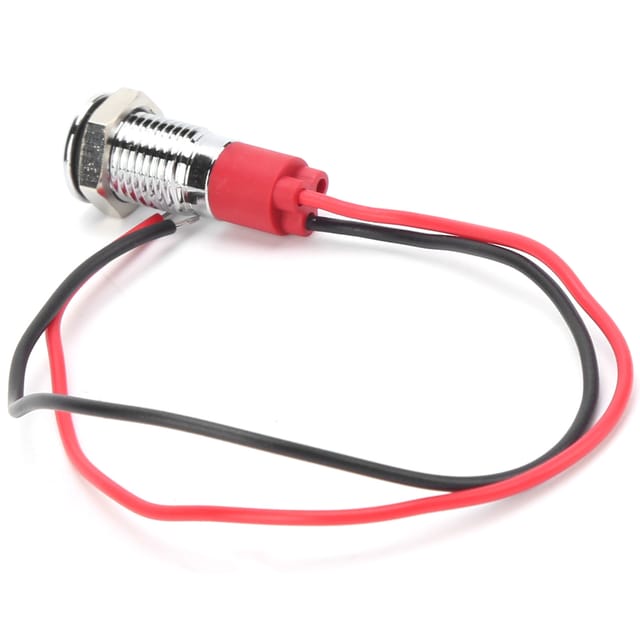 Wasserdichte Rote 8-mm-led-anzeigeleuchte Mit Kabel Zur Signalisierung