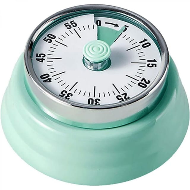 [niemals Verwendet] Stilvoller Retro-küchentimer Aus Edelstahl Mit Magnetbefestigung, 60-minuten-countdown-timer Und Akustischem Alarm – Perfekt Zum Kochen, Für Büroarbeiten Und Zum Lernen.
