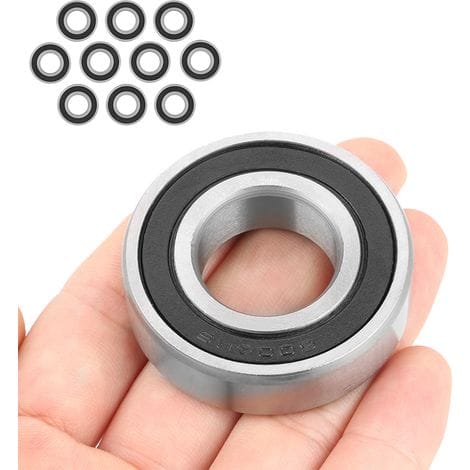 10 Stück Kugellager 6004-2rs1, Gummidichtungen, 20x42x12 Mm
