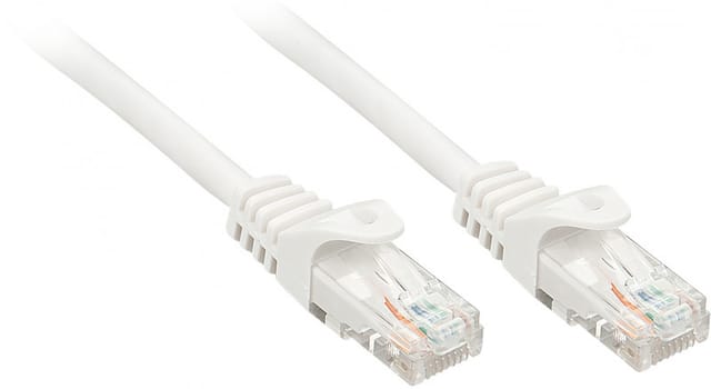 Lindy Patchkabel Cat6 U/utp Basic Weiß 0.50m (48201)