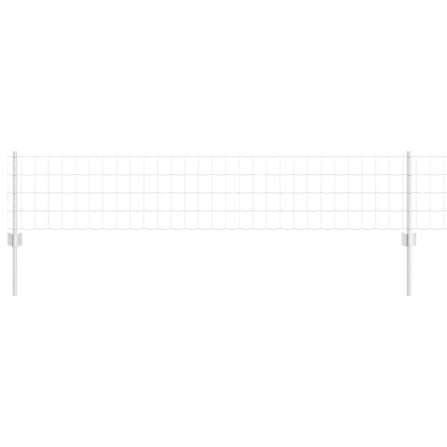 Maison Exclusive - Euro-zaun Mit Pfosten 50 X 0,4 M Verzinkter St