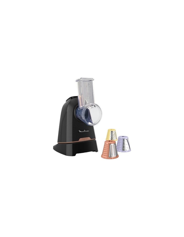 Moulinex Fresh Express Twist Dk8638 Elektrische Reibe/spiralisierer Kunststoff Schwarz
