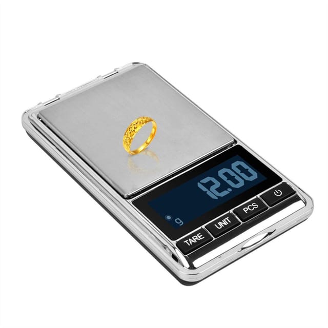 Präzisions-küchenwaage, 0,01 G Bis 200 G, Mini-multifunktionswaage Mit Led-anzeige Und Tara-funktion, Elektronische Waage