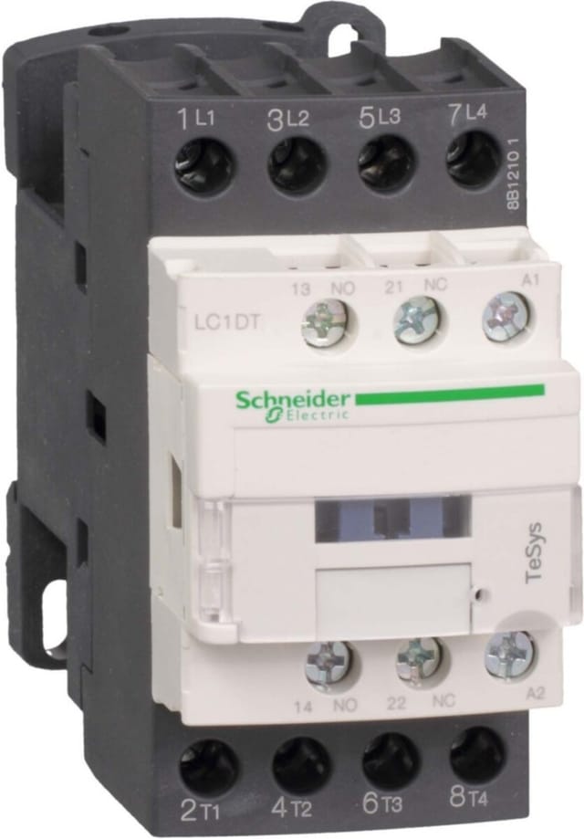 Tesys Deca Leistungsschütz 20a Ac-1 4p 24v Dc 1no 1nc Lc1dt20bd
