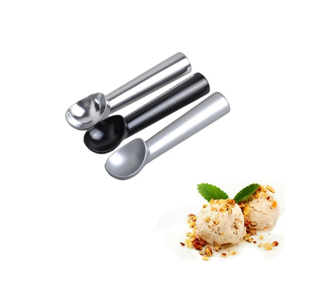 Eiskugelportionierer, Antihaftbeschichteter Aluminium-eiskugelportionierer – 3-teiliges Set