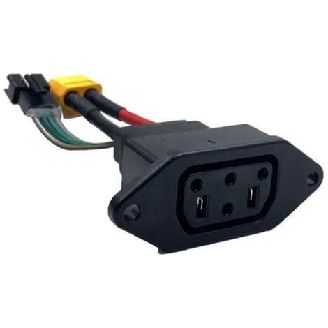 Super Soco Lithium-akku-ladebuchse, Vierkantstiftstecker-a