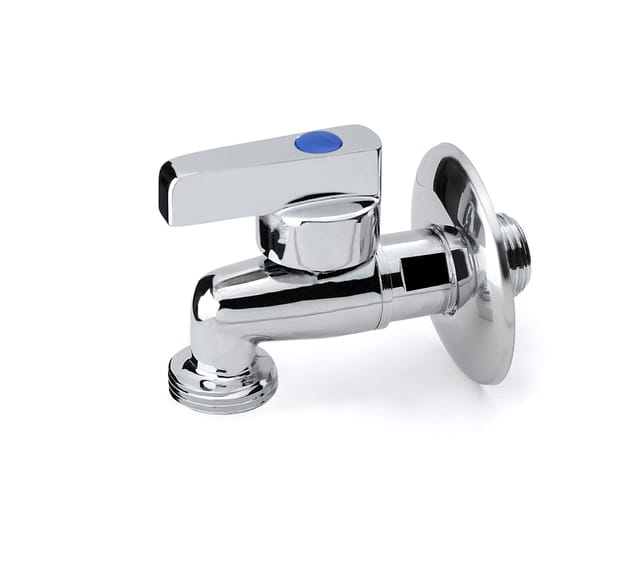 Verchromter Kugelhahn Für Waschmaschinenanschluss 1/2" X 3/4" Gas Apm 2470.01520 Chrom