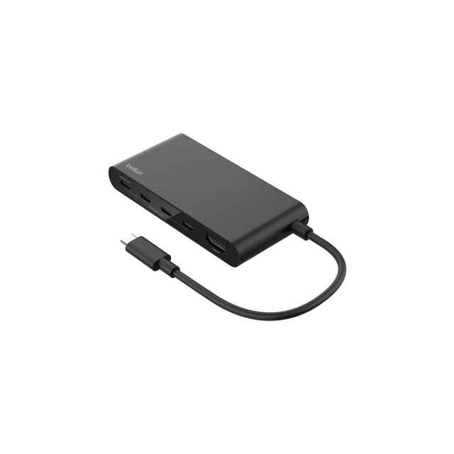 Belkin Avc021hqbk Schnittstellen-hub Usb Typ-c 10000 Mbit/s Schwarz