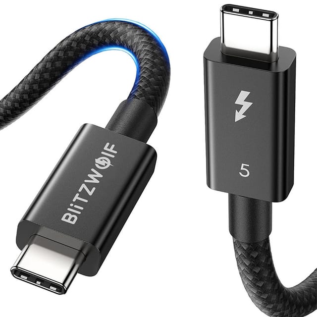 Blitzwolf Bw-hdc8 240w Usb-c Zu Usb-c Kabel, 1,5 M (schwarz)