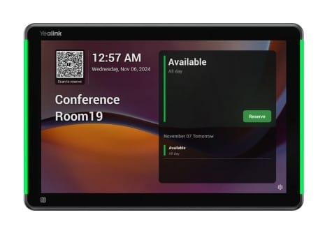 Yealink Roompanel Plus E2 10,1" Touchpanel Wi-fi/bt Grau