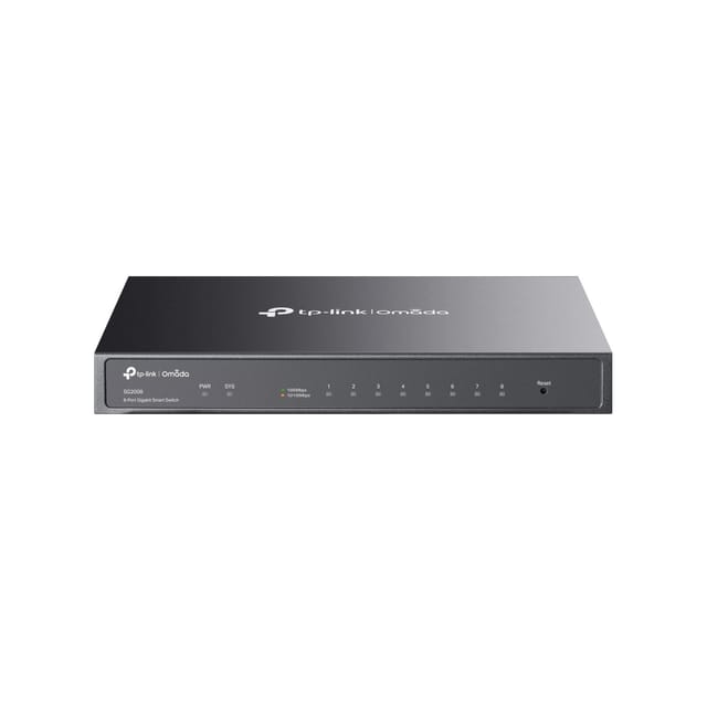 Tp-link Omada Sg2008 Netzwerk-switch Managed L2/l2+ Gigabit Ethernet (10/100/1000) Schwarz