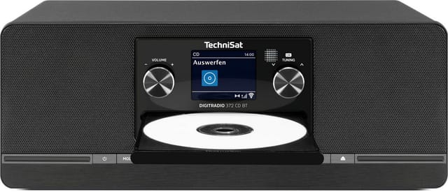 Technisat Cd Dab+ Fm Bluetooth Usb 2×5 W Digitradio 372 Schwarz