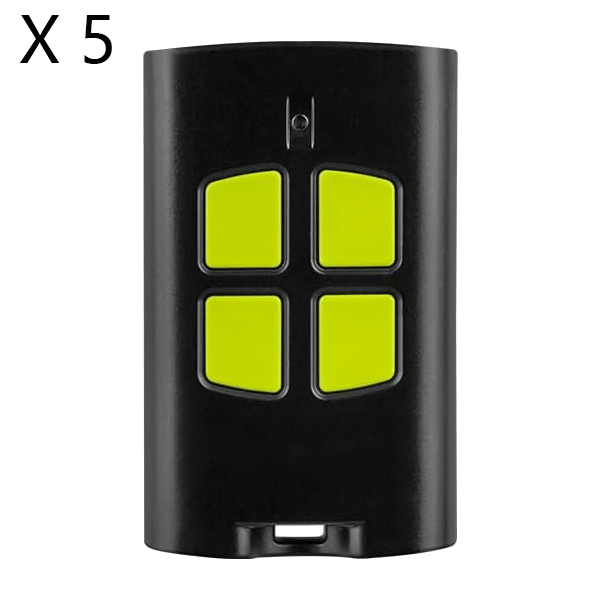 Set Mit 5 4-kanal-torfernbedienungen (433,92 Mhz) – Fortschrittlicher 128-bit-rolling-code, Kompatibel Mit Benincà To.go4va