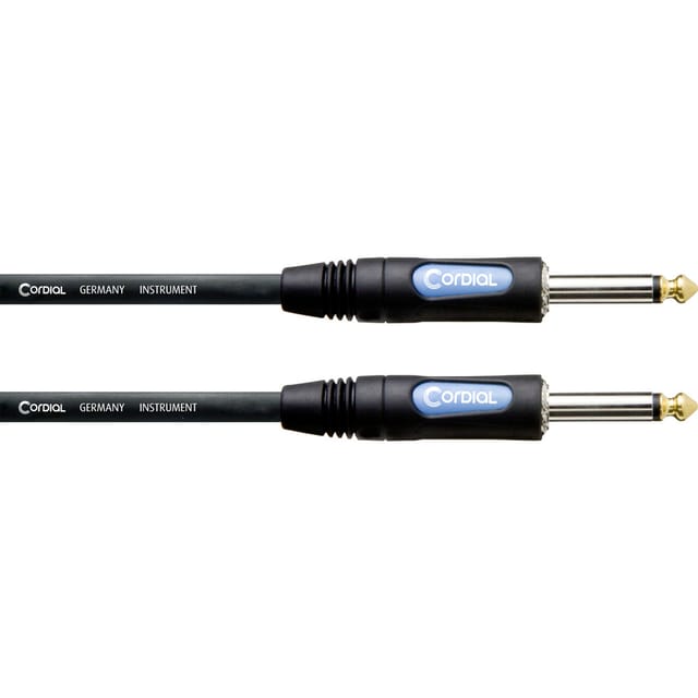 Cordial 10396 Klinke Audio Anschlusskabel [1x Klinkenbuchse 6.3 Mm (mono) - 1x Klinkenbuchse 6.3 Mm