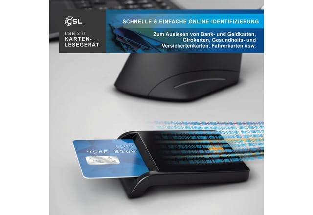 Csl Hbci-chipkartenleser, Usb Karten Leser Hbci Fähig Für Eine Schnelle Online-identifizierung