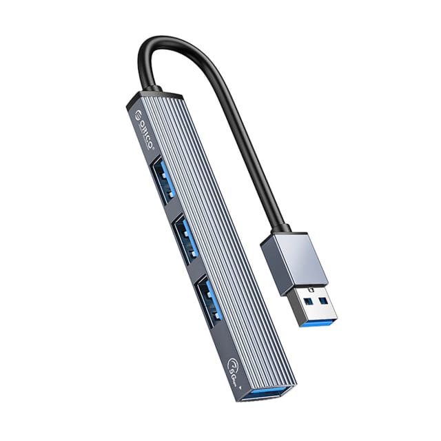 Orico Ah-a13 Usb-a Hub Dockingstation (1x Usb-a 3.0 + 3x Usb-a 2.0) – Grau