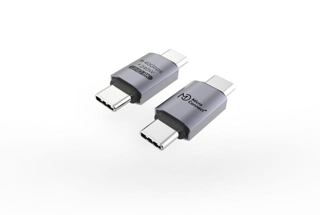 Mikroconnect Premium-adapter Usb4 Gen 3x2 Usb-c, 40 Gbit/s, 240 W, Usb4-cc-240w