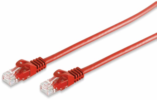 S-impuls Rj45 Patchkabel Cat 7 Rohkabel U/utp, Rot, 2 M