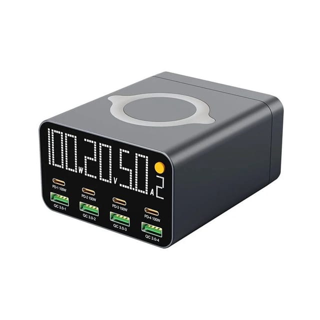 Wlx-m1 120w Usb-ladestation Qc3.0 Pd3.0 Kabelloses Laden Für 14 Zoll 13 Zoll Schnellladung Eu-stecker