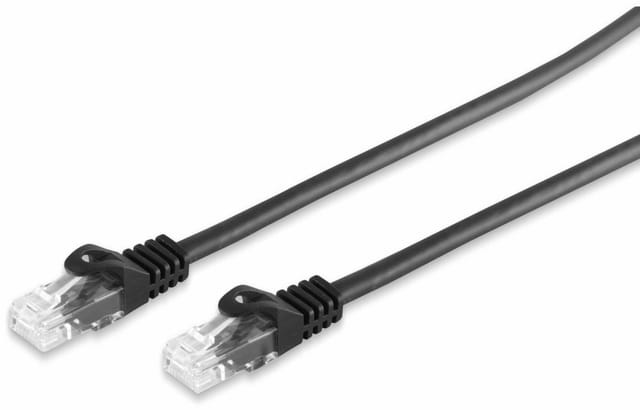 S-impuls Rj45 Patchkabel Cat 7 Rohkabel U/utp, Schwarz, 15 M