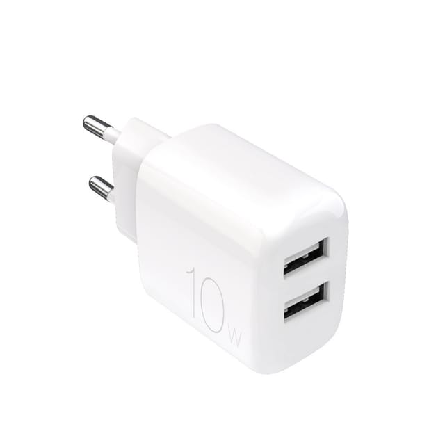 2x Usb-a Prolite 10w Wandladegerät – Weiß
