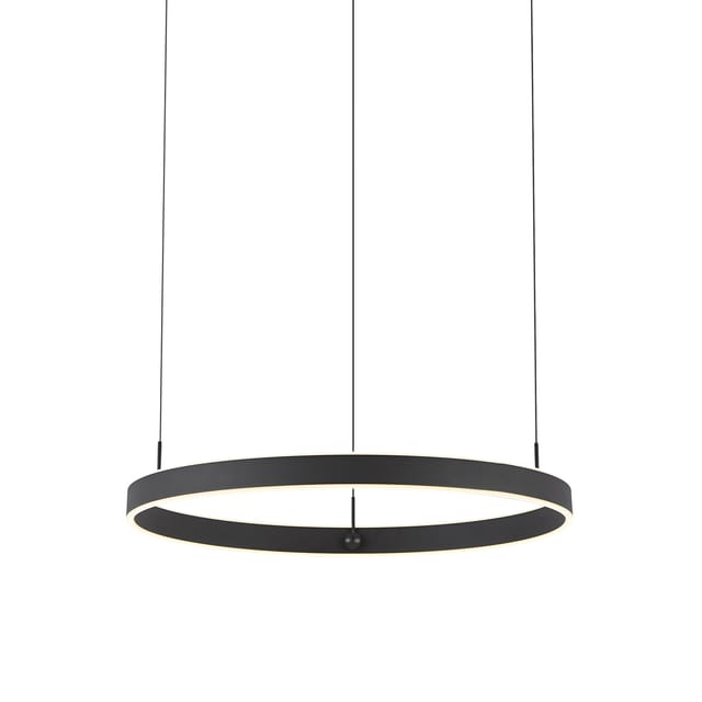 Qazqa Design-pendelleuchte Schwarz 3-stufen-dimmbar - Titmus