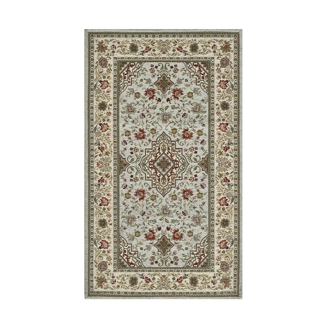 Orientalisch Persischer Wohnzimmerteppich Grau Tabriz