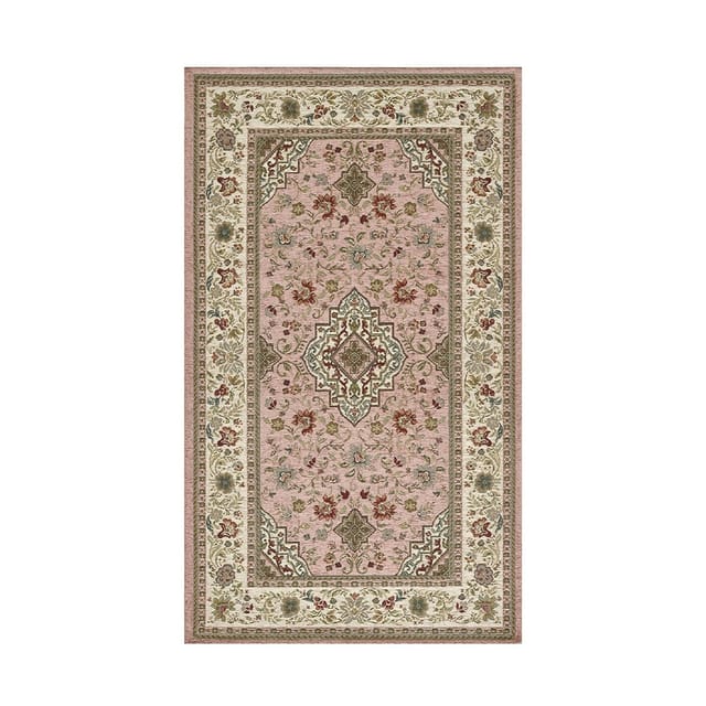 Orientalischer Teppich Im Persischen Stil Puderrosa Tabriz