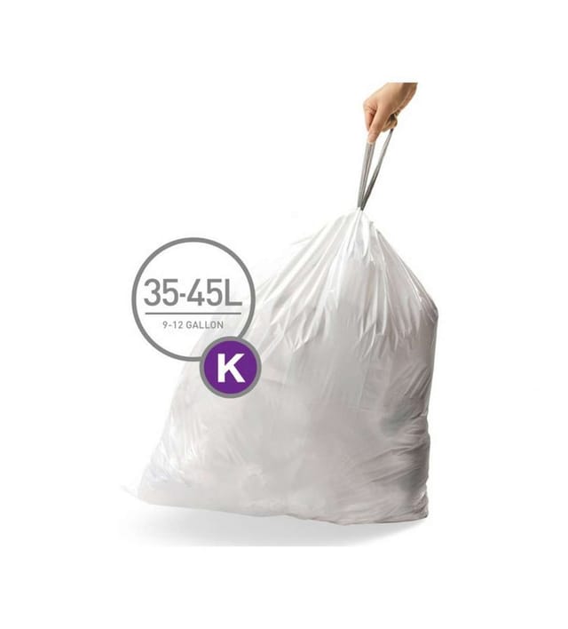 Simplehuman - Mülleimerbeutel 35-45 L, Typ K, 60 Stk. Cw0260