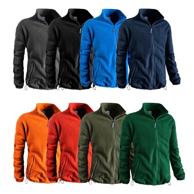 Sottozero Norway 7350 Fleece-arbeitssweatshirt Mit Durchgehendem Reißverschluss - M - Grüne