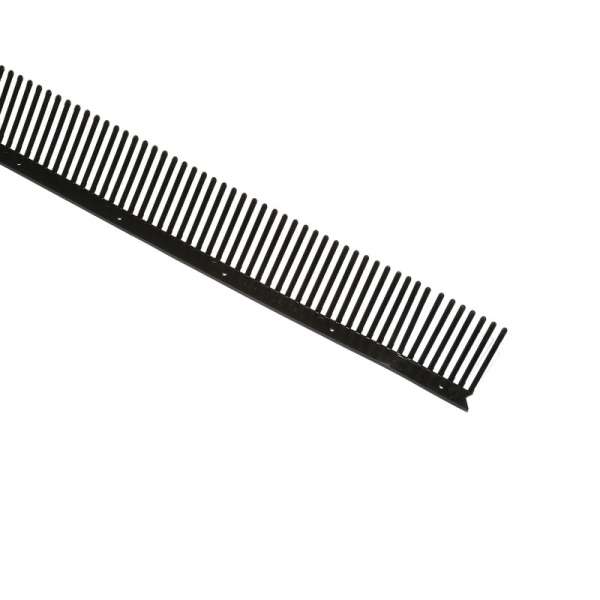 1 Meter Ivt Traufenlüftungskamm, Kunststoff 55mm Schwarz