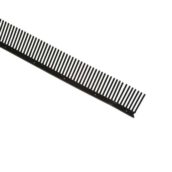 1 Meter Ivt Traufenlüftungskamm, Kunststoff 55mm Schwarz