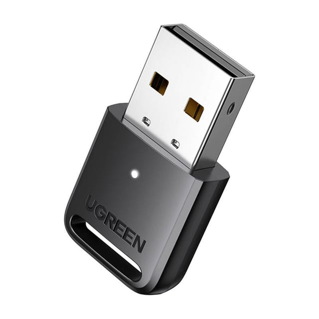 Ugreen Cm591 Usb Bluetooth 5.3 Adapter/empfänger, Led, 20 M Reichweite (schwarz)