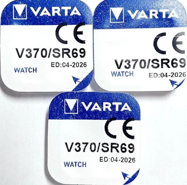 Uhrenbatterie Varta V370 1.55v 30 Mah